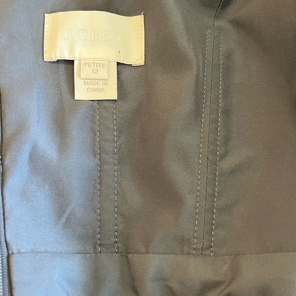 J Crew Silk Chiffon Grey Dress - Picture 10 of 14